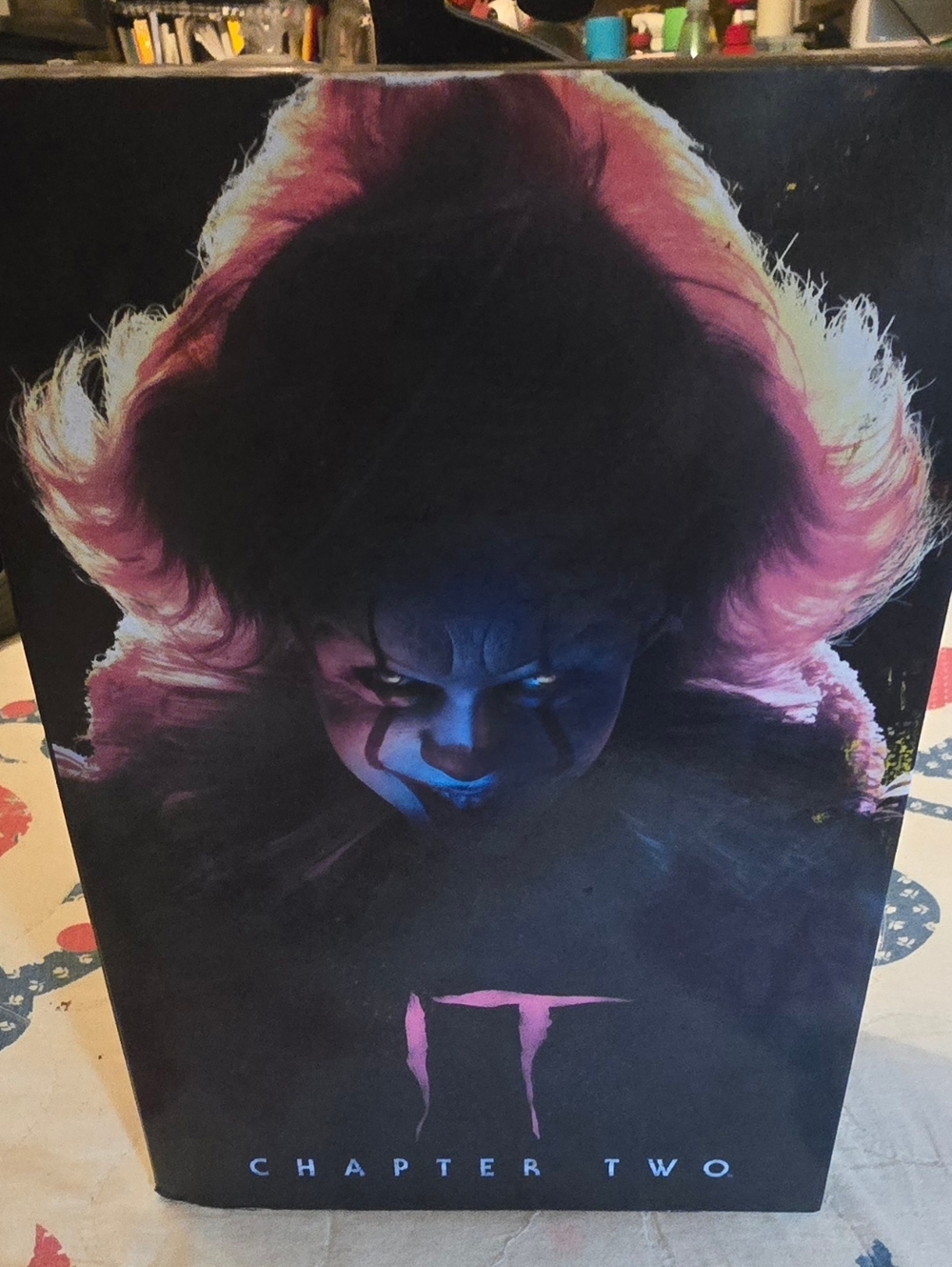 IT Chapter Two Doll Collectible Box Art - Horror Poster Style